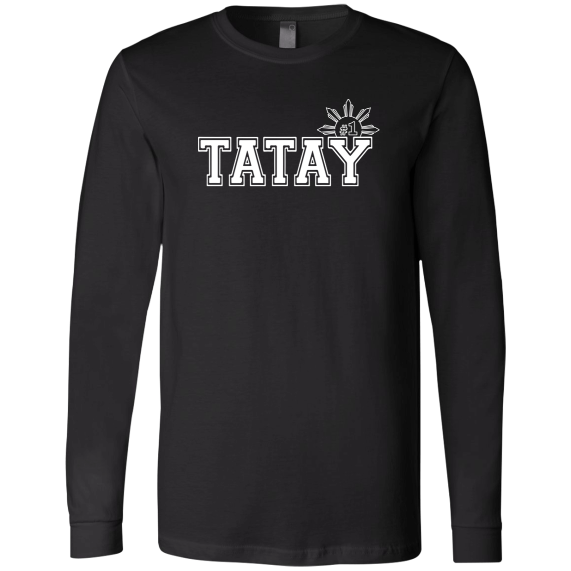 No 1 Tatay Mens Jersey Long Sleeve T-Shirt