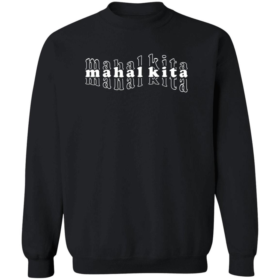 Mahal Kita Mesh Warp Unisex Crewneck Pullover Sweatshirt