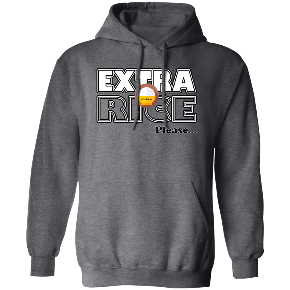 Extra Rice Please Unisex Pullover Hoodie