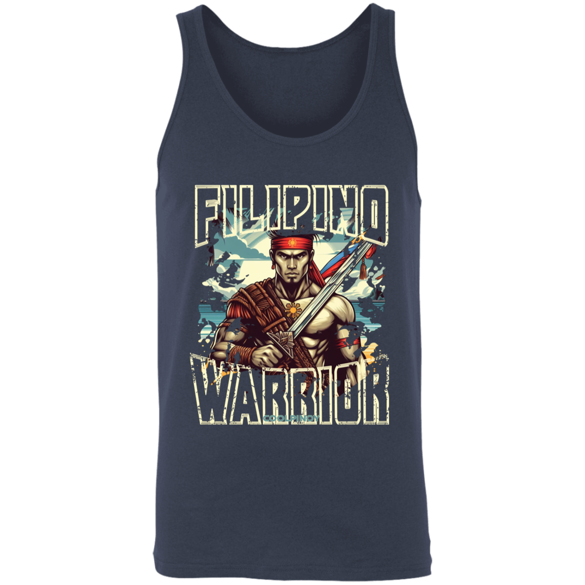 Filipino Warrior Beach Unisex Cotton Tank Top