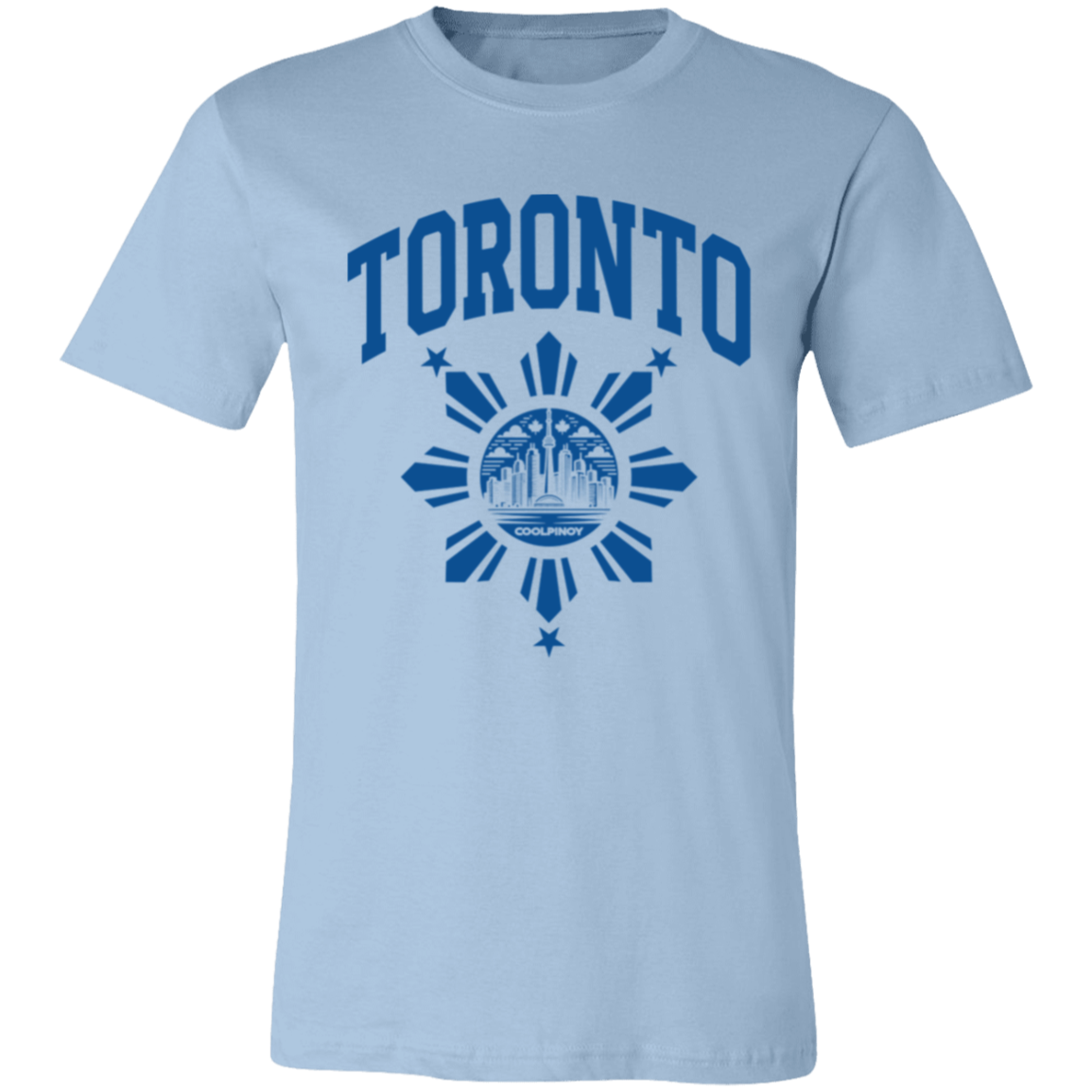 Toronto with Sun and Stars Unisex Jersey T-Shirt