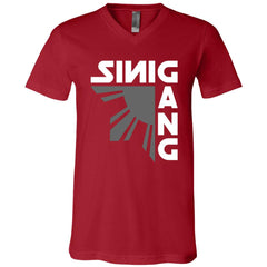 Sinigang Vertical Unisex Jersey V-Neck T-Shirt