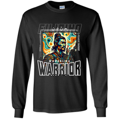 Filipino Warrior Distressed Youth Long Sleeve T-Shirt