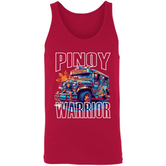 Filipino Warrior Jeepney Unisex Cotton Tank Top