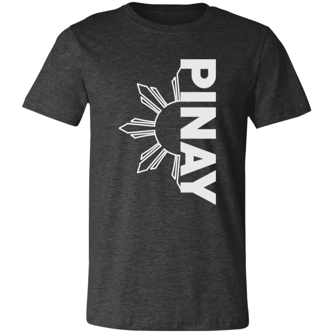 Pinay in Vertical Half Sun Unisex Jersey T-Shirt