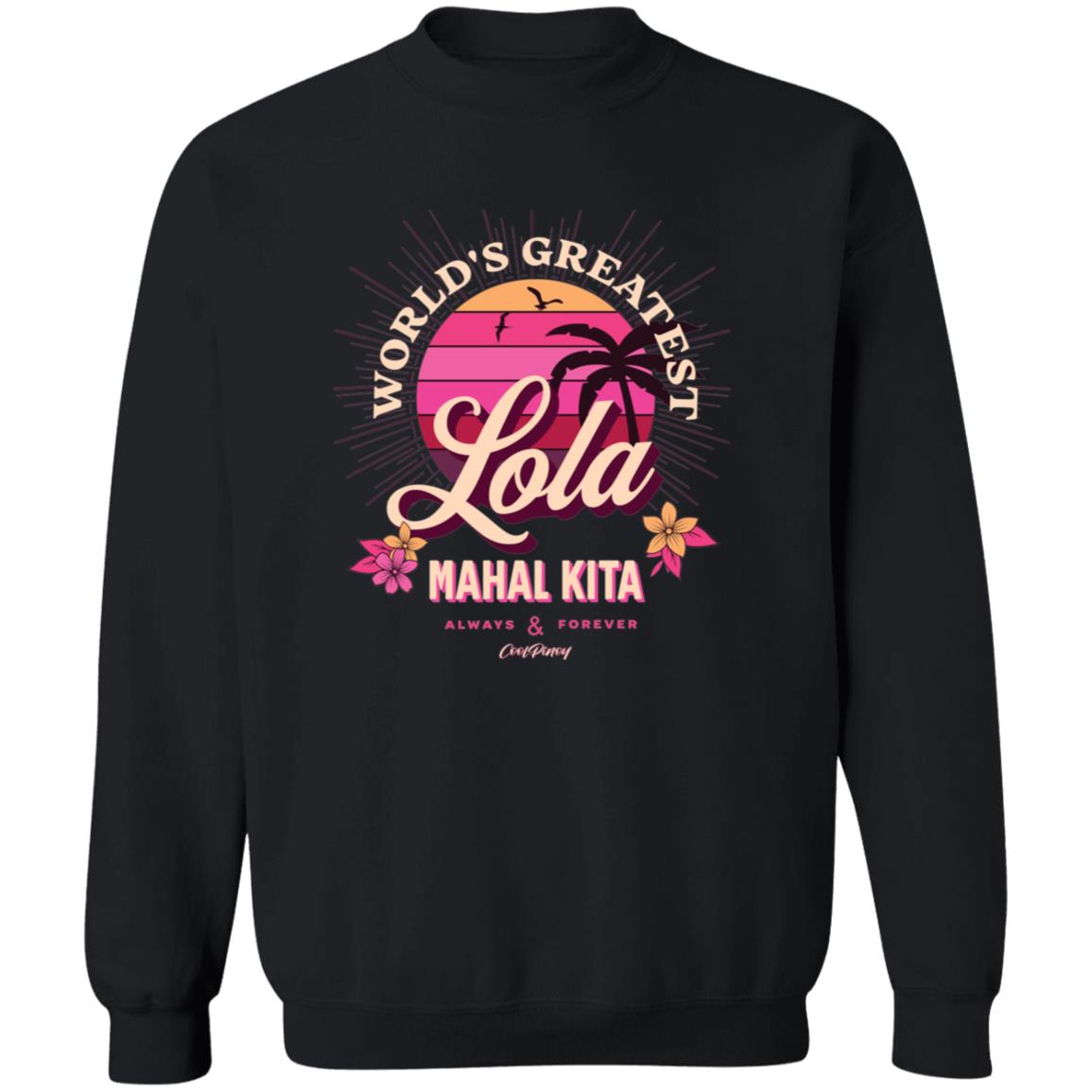 Worlds Greatest Lola Unisex Crewneck Pullover Sweatshirt