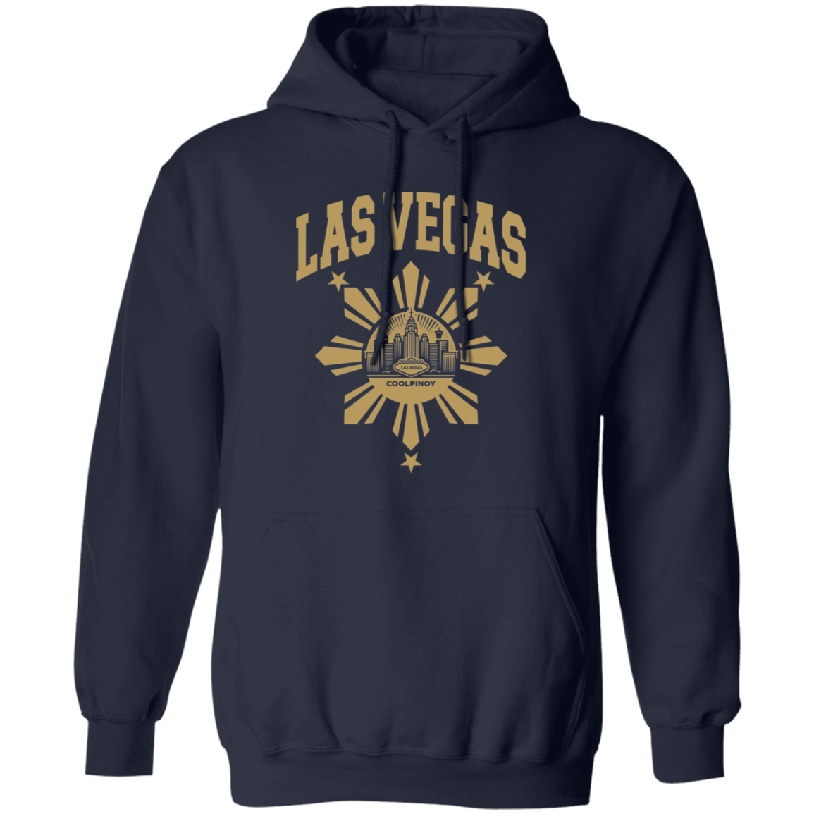 Las Vegas with Sun and Stars Unisex Pullover Hoodie