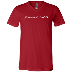 Filipino Friends Unisex Jersey V-Neck T-Shirt