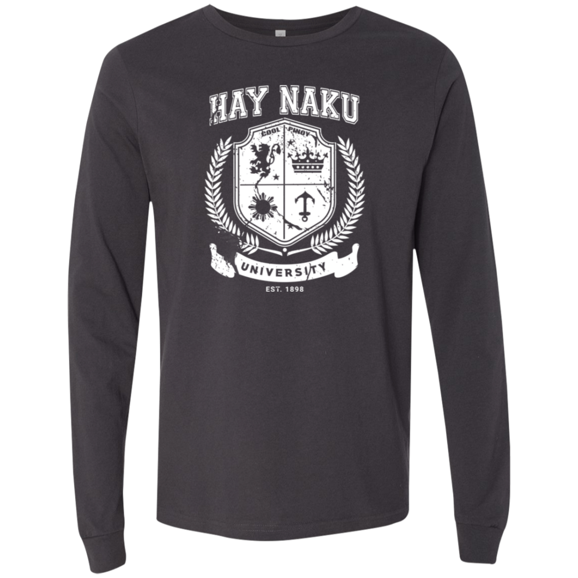 Hay Naku University Distressed CP Unisex Jersey Long Sleeve T-Shirt