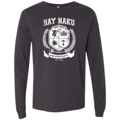 Hay Naku University Distressed CP Unisex Jersey Long Sleeve T-Shirt