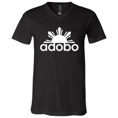 Adobo Half Sun Unisex Jersey V-Neck T-Shirt