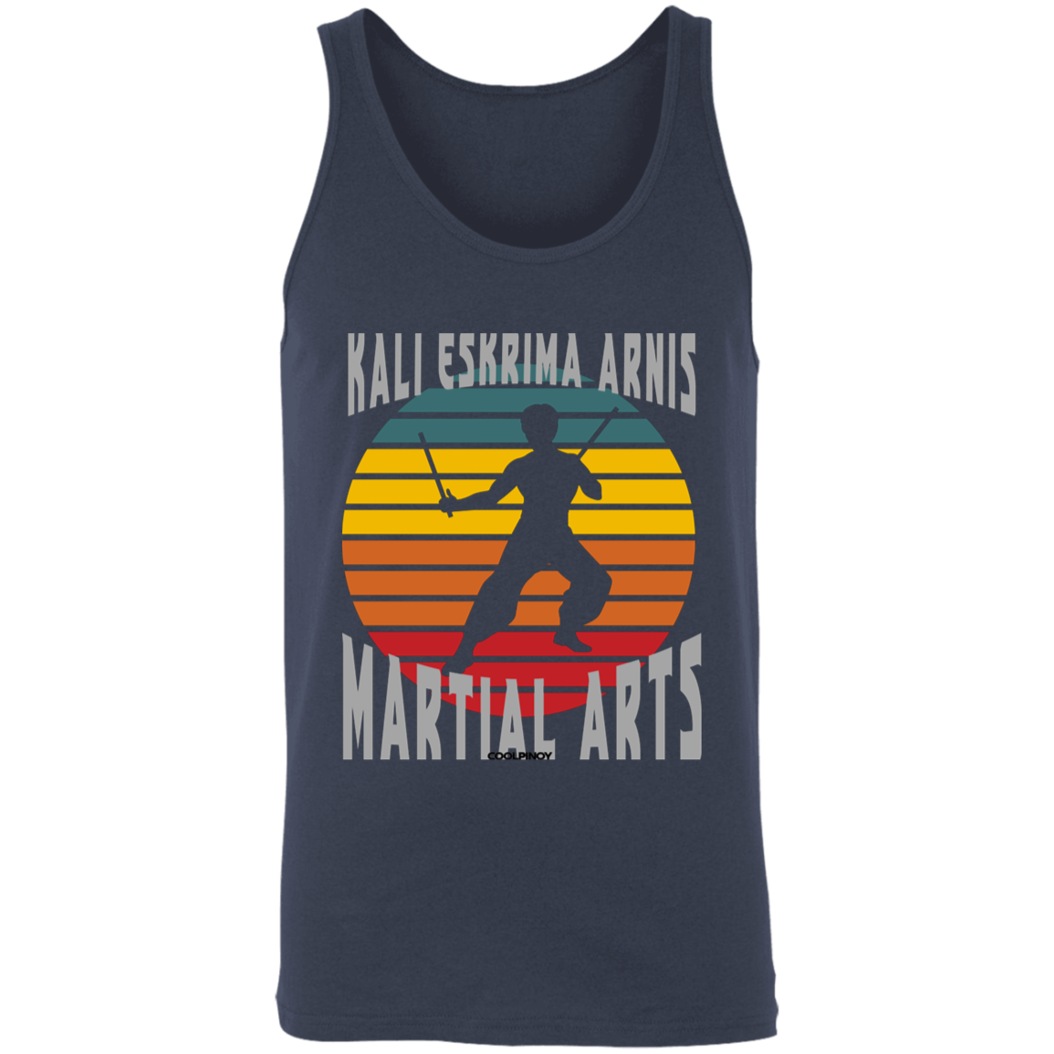 Kali Eskrima Arnis Martial Arts BL Unisex Cotton Tank Top