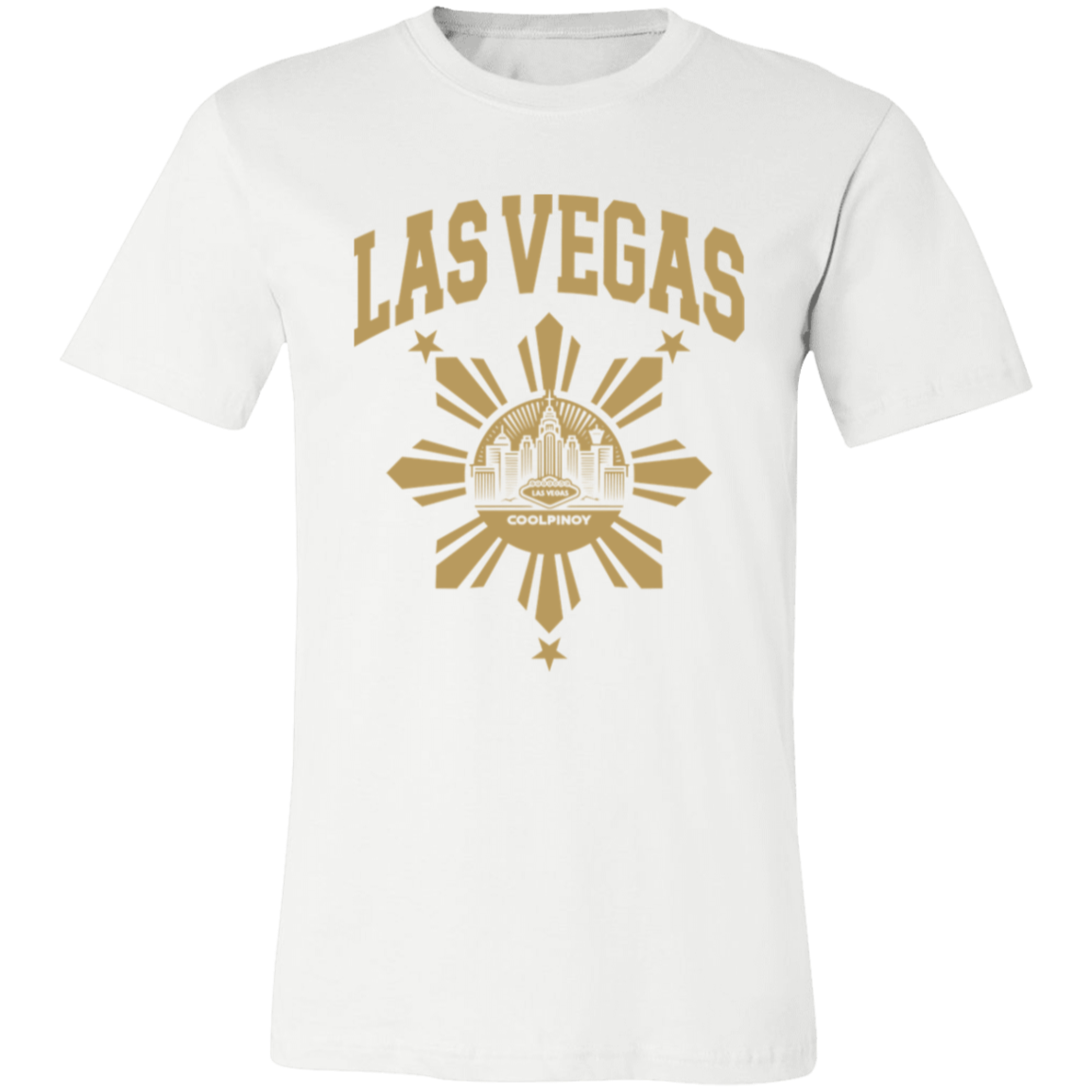 Las Vegas with Sun and Stars Unisex Jersey T-Shirt