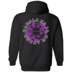 Bahala Ka Sa Buhay Mo Purple Splash Unisex Pullover Hoodie