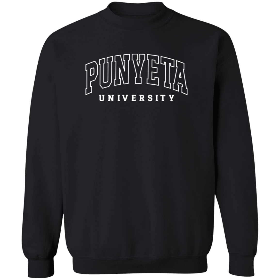 Punyeta University Unisex Crewneck Pullover Sweatshirt