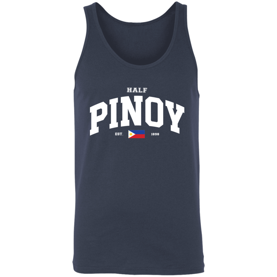 Half Pinoy Unisex Cotton Tank Top