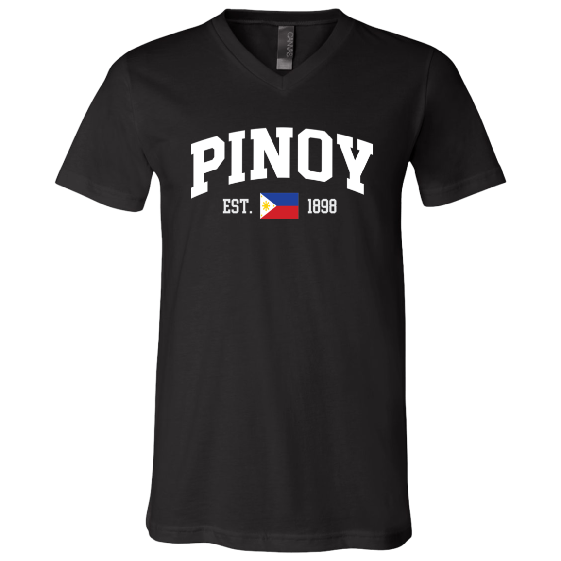 Pinoy Est 1898 Unisex Jersey V-Neck T-Shirt