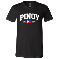 Pinoy Est 1898 Unisex Jersey V-Neck T-Shirt