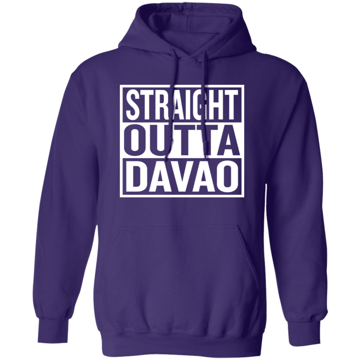 Straight Outta Davao Unisex Pullover Hoodie