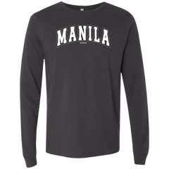 Manila Arch White CP Unisex Jersey Long Sleeve T-Shirt