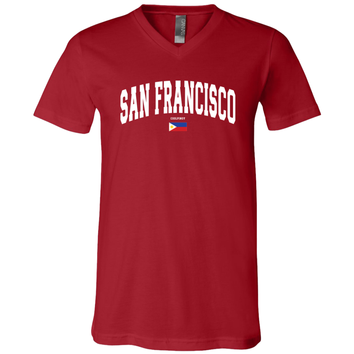 San Francisco Unisex Jersey V-Neck T-Shirt