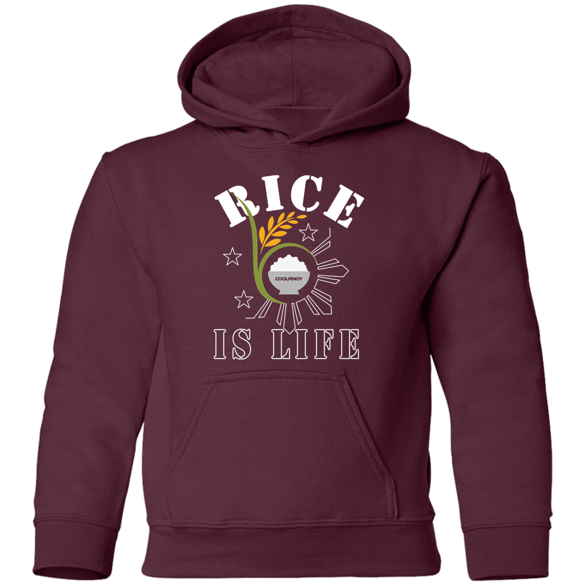 RIce is Life Seeds Unisex Youth Pullover Hoodie