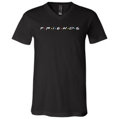 Priends Unisex Jersey V-Neck T-Shirt