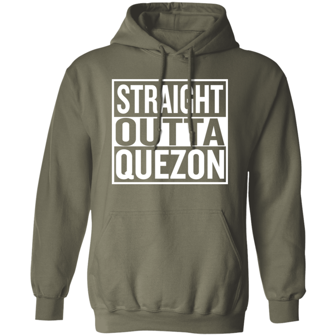 Straight Outta Quezon Unisex Pullover Hoodie