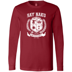 Hay Naku University Distressed CP Unisex Jersey Long Sleeve T-Shirt