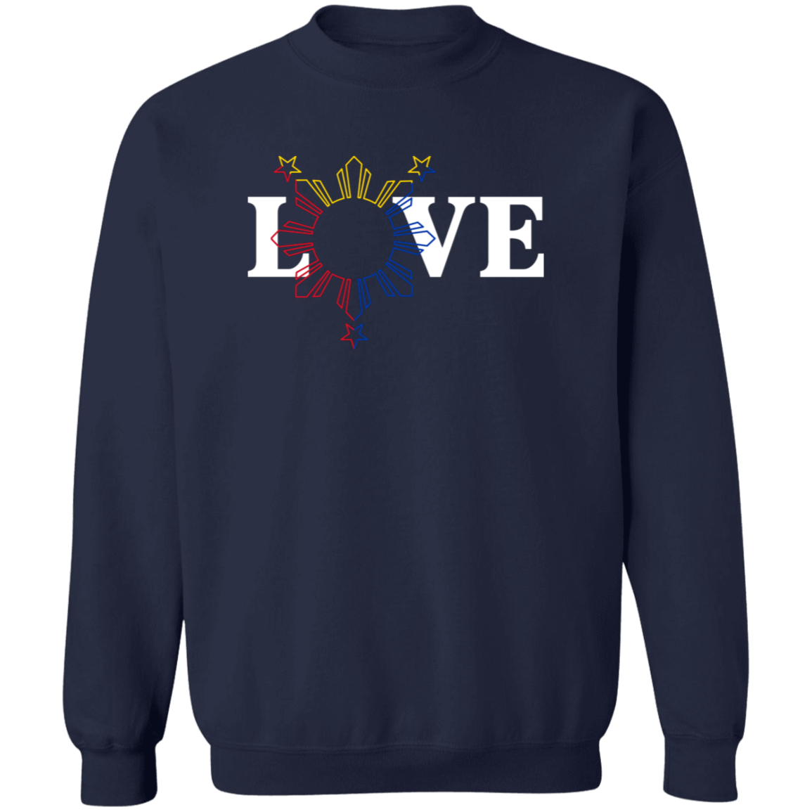 Love and Sun and Stars Unisex Crewneck Pullover Sweatshirt