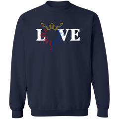 Love and Sun and Stars Unisex Crewneck Pullover Sweatshirt