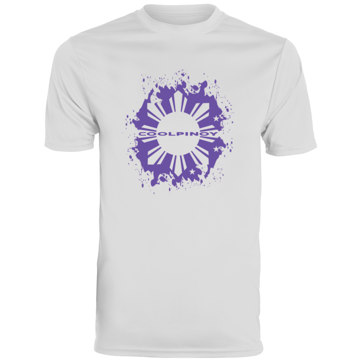 CoolPinoy Ube Splash Moisture-Absorbing Shirt