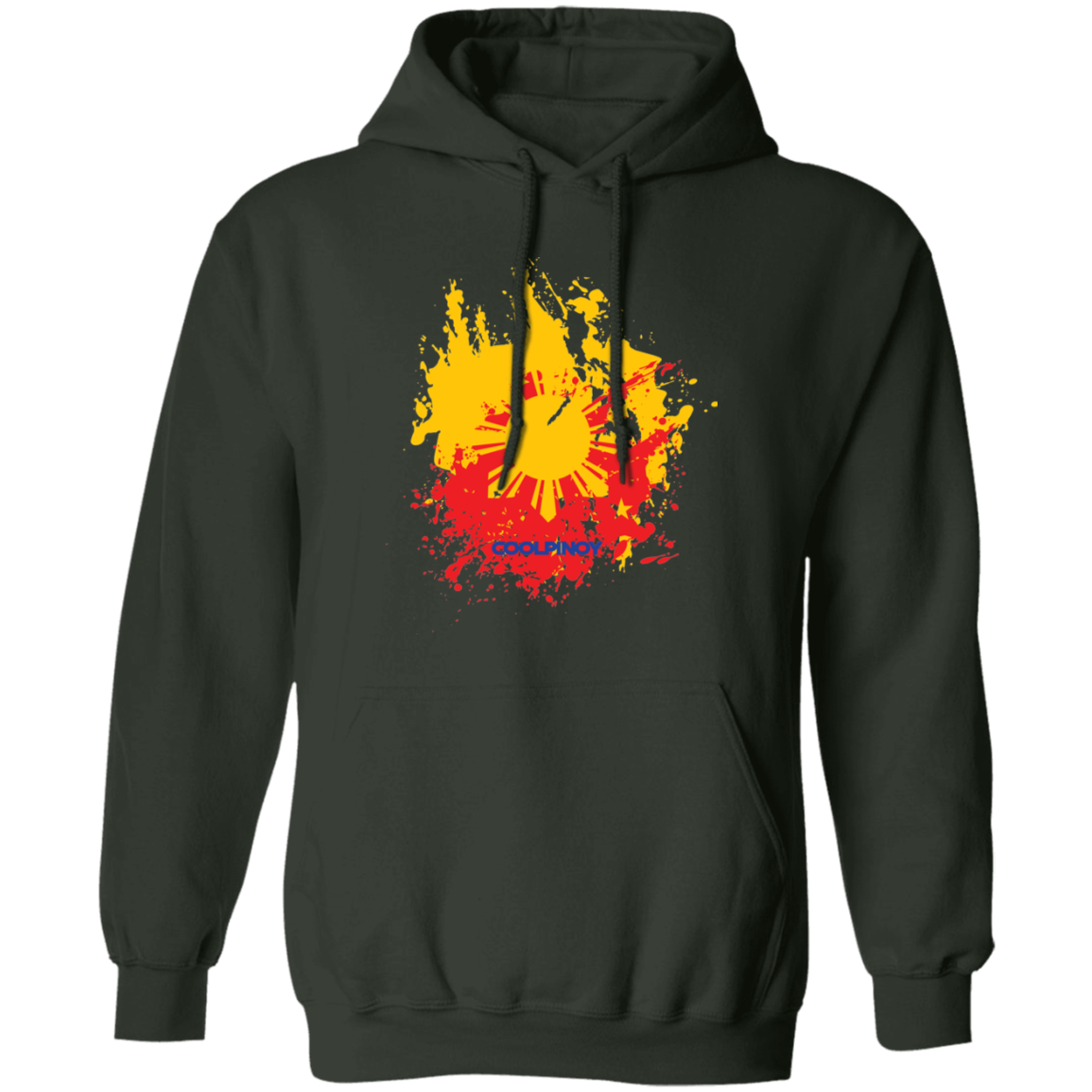 Sun and Stars Splashed Unisex Pullover Hoodie