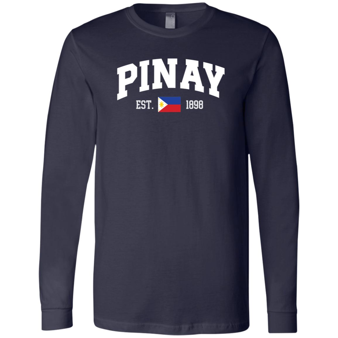 Pinay Est 1898 Unisex Jersey Long Sleeve T-Shirt