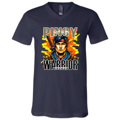 Pinoy Warrior Unisex Jersey V-Neck T-Shirt