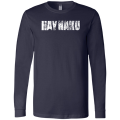 Hay Naku Distressed Unisex Jersey Long Sleeve T-Shirt