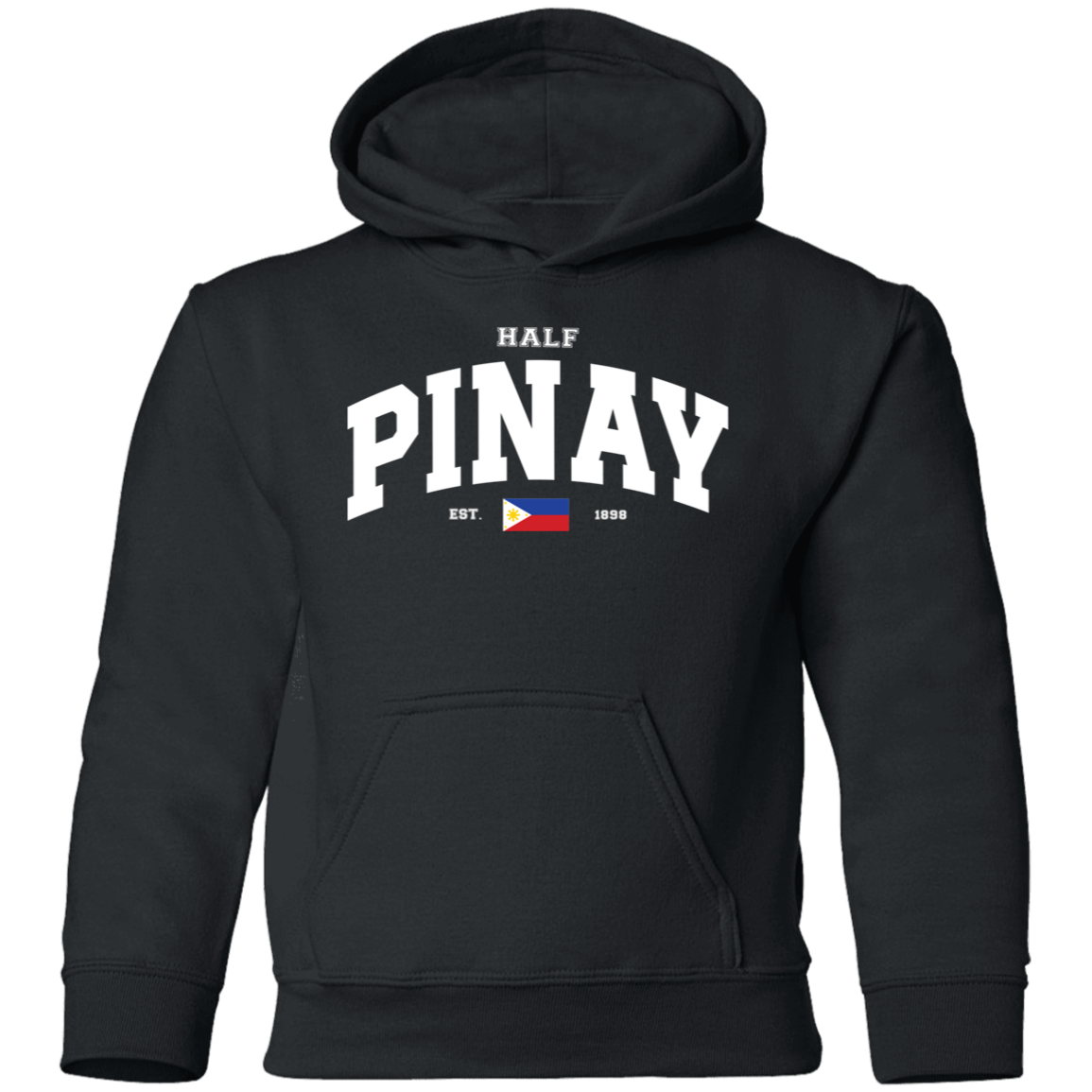 Half Pinay Youth Pullover Hoodie