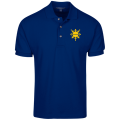 CoolPinoy Logo Mid Yellow Cotton Knit Polo