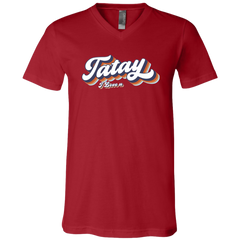 Tatay I Love U Unisex Jersey V-Neck T-Shirt