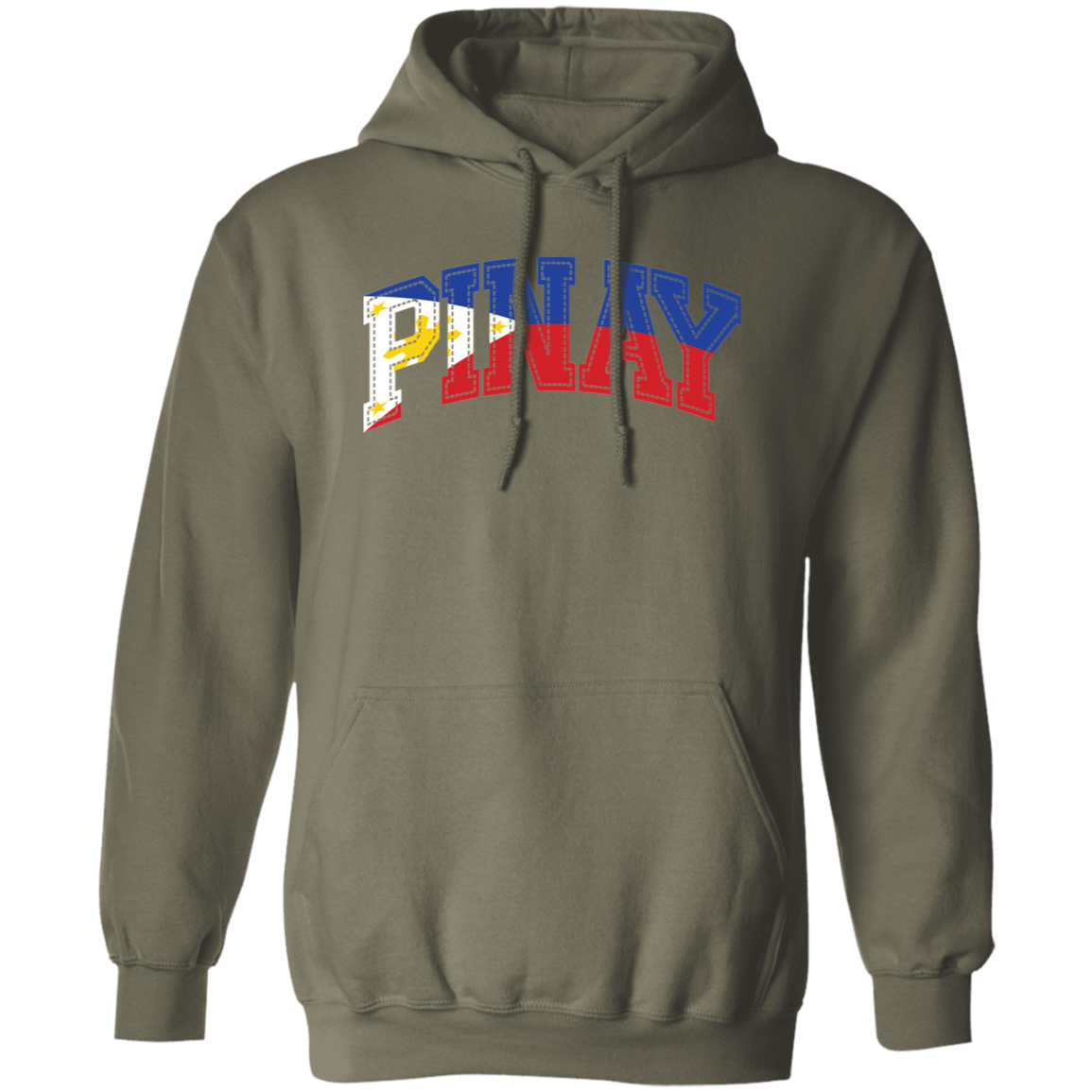 Pinay with Flag Embedded Unisex Pullover Hoodie