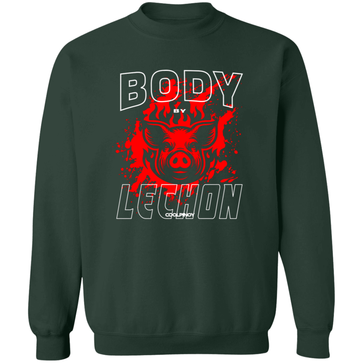 Body By Lechon Unisex Crewneck Pullover Sweatshirt