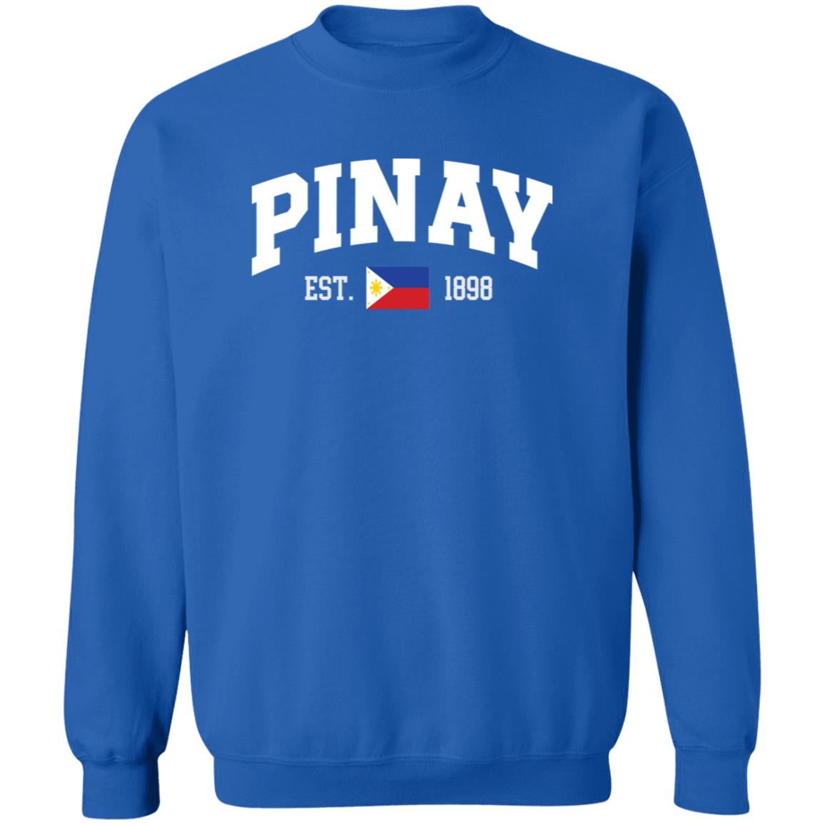 Pinay Est 1898 Unisex Crewneck Pullover Sweatshirt