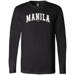 Manila Arch White CP Unisex Jersey Long Sleeve T-Shirt