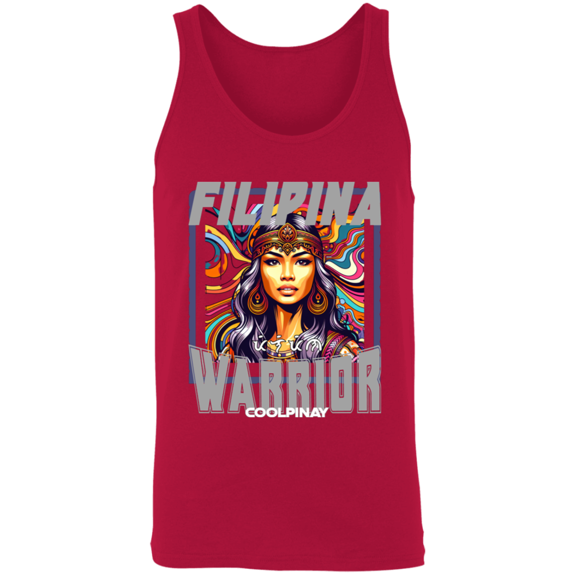 Filipina Warrior Beauty Unisex Cotton Tank Top