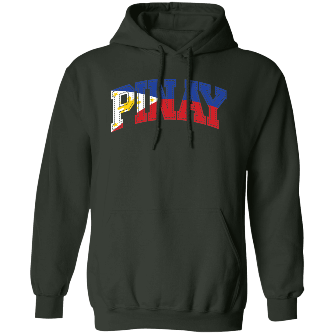 Pinay with Flag Embedded Unisex Pullover Hoodie