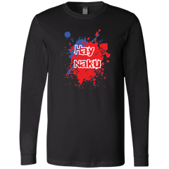 Hay Naku Splatter Unisex Jersey Long Sleeve T-Shirt