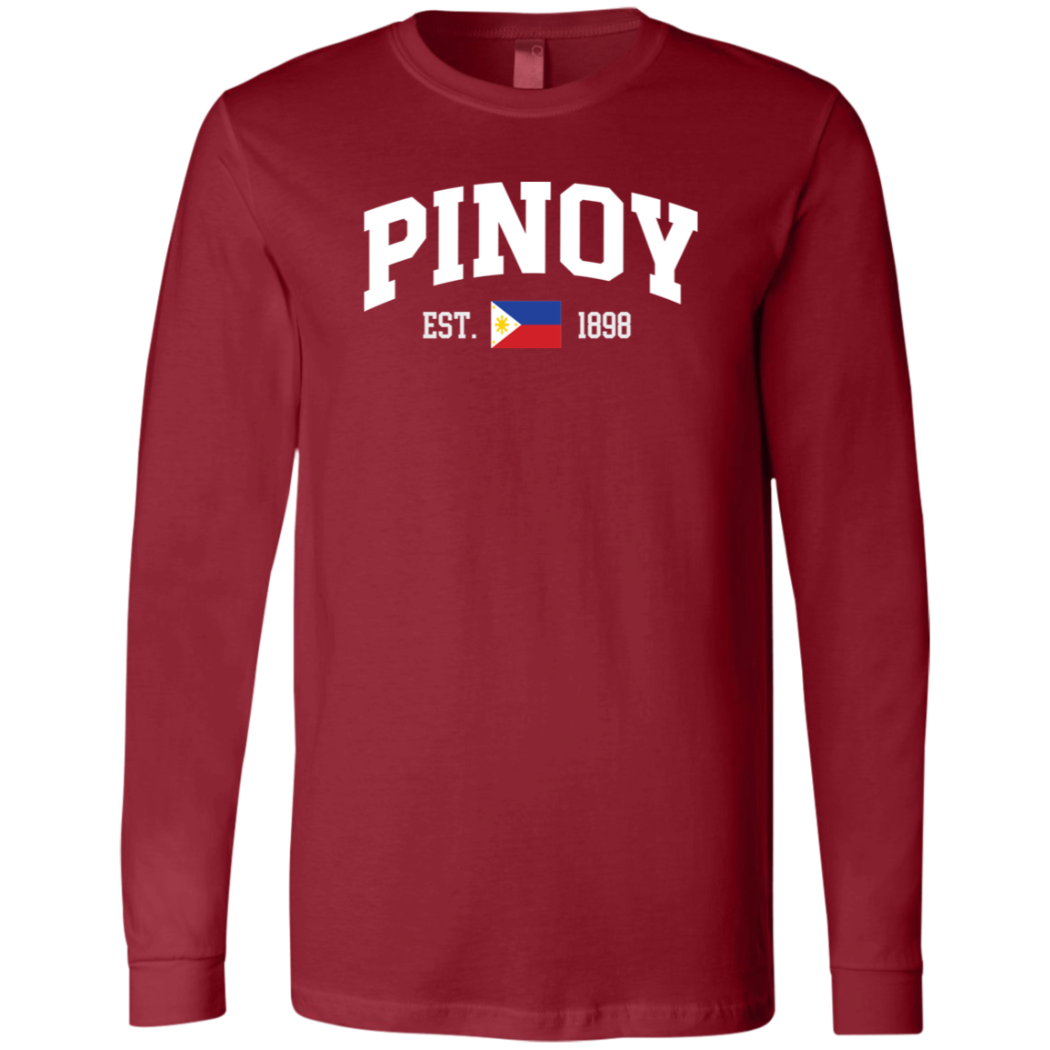 Pinoy Est 1898 Unisex Jersey Long Sleeve T-Shirt