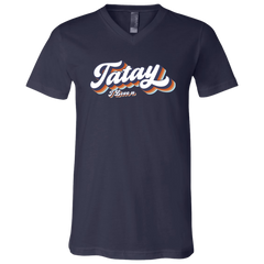 Tatay I Love U Unisex Jersey V-Neck T-Shirt