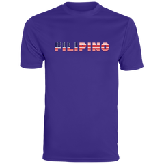 Filipino with US Flag Embedded Moisture-Absorbing Shirt