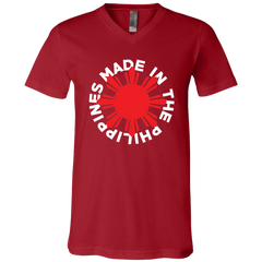 Made in the Philippines Red Sun Unisex Jersey V-Neck T-Shirt